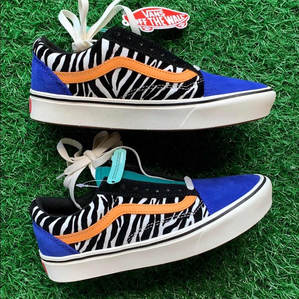 VANS COMFYCUSH OLD SKOOL ZEBRA Tldepoolsrt The WbW - Picture 11 of 16